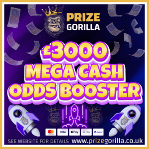 PRIZE GORILLA £3.5K ODDS BOOSTER TAX FREE CASH BEST COMPETITION RAFFLE WEBSITE BELFAST NORTHERN IRELAND UK 2025-3PRIZE GORILLA £3.5K ODDS BOOSTER TAX FREE CASH BEST COMPETITION RAFFLE WEBSITE BELFAST NORTHERN IRELAND UK 2025