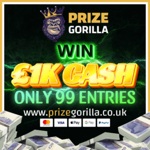 PRIZE GORILLA - £1000 CASH