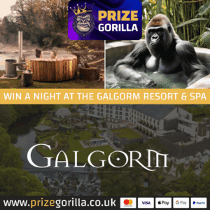 Prize Gorilla Win an overnight stay at Galgorm resort & spa best competition website Belfast Northern Ireland