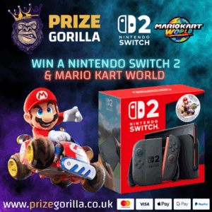 Prize Gorilla win a Nintendo Switch 2 best odds competition website Belfast Northern Ireland UK 2025 2026
