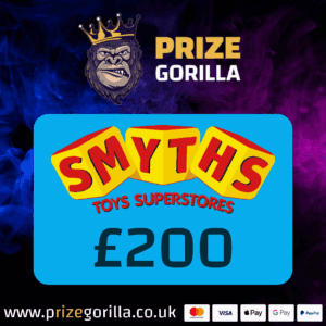 Prize Gorilla - Win a £200 Smthys Toys voucher