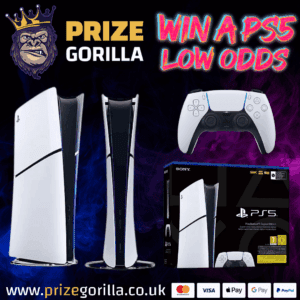 Prize Gorilla competition website Belfast Northern Ireland 2025 PS5 SLIM